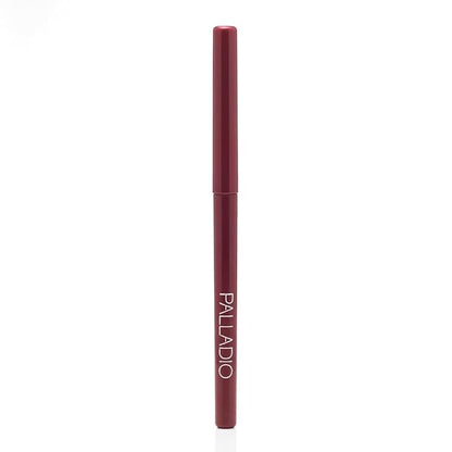 Palladio Retractable Waterproof Lip Liner High Pigmented and Creamy Color Slim Twist Up Smudge Proof Formula with Long Lasting All Day Wear No Sharpener Required, Raisin, 1 Count