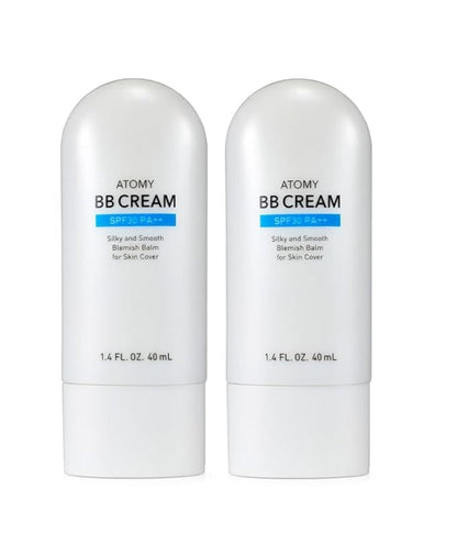 A.t.o.m.y BB Cream SPF 30 PA++ – Radiant Coverage with Hydrating & Anti-Aging Benefits | Lightweight Korean Beauty Balm (1.35 fl oz) x 2pcs