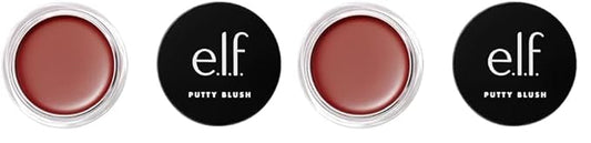 e.l.f. Putty Blush, Creamy & Ultra Pigmented Formula, Infused with Argan Oil & Vitamin E, Maldives, 0.35 Oz (10g) (Pack of 2)