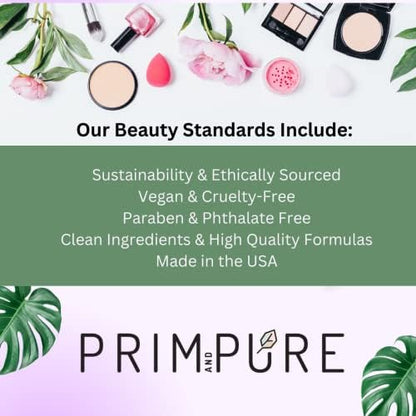 Prim and Pure Ultimate Mineral Makeup Gift Set | Perfect for Play Dates & Birthday Parties | Kids Safe Eyeshadow Makeup Mineral | Organic & Natural Makeup Kit | Made in USA