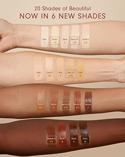 Monika Blunder Beauty - Blunder Cover Foundation, Concealer - Shade: 7 - Sieben - Deep Neutral Undertones - Clean Beauty, All-In-One, Cruelty-Free, Fragrance-Free, Vegan - 0.62 oz