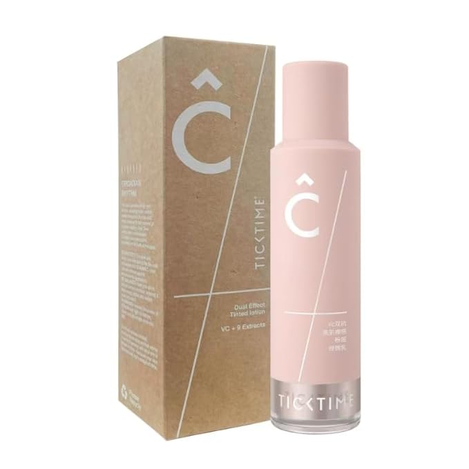 VC Dual Action Skin Brightening Foundation | Vitamin C Skincare Treatment | Natural Radiant Finish, Oil Control, Long-Lasting Antioxidant | Skin-Nourishing, Gentle Soothing | 30ml/1fl.oz