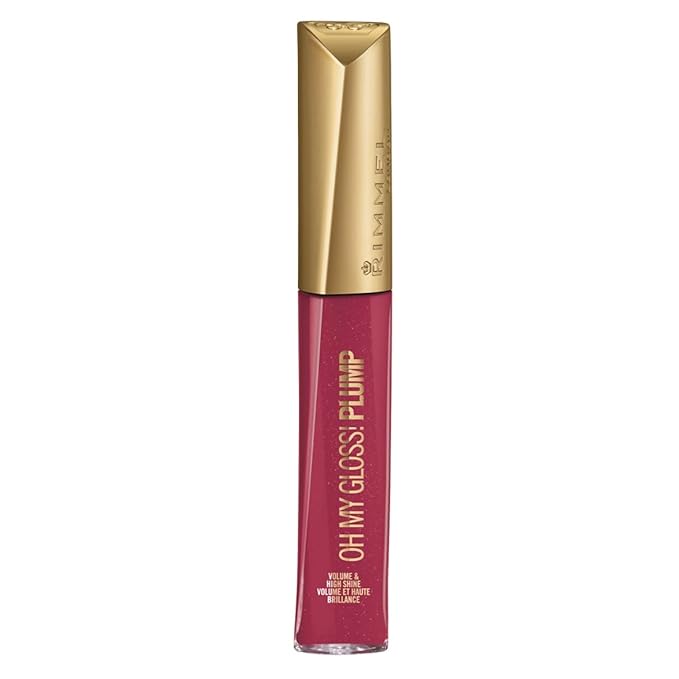 Rimmel Stay Plumped Lip Gloss, 501 Raspberry Sundae, Pack of 1