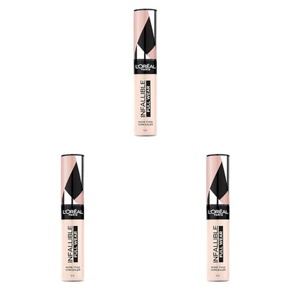 L’Oréal Paris Makeup Infallible Full Wear Waterproof Matte Concealer, Porcelain (Pack of 3)