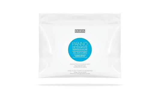 PUPA Milano Perfecting Cleansing Wipe - Soft Flannel That Eliminates All Traces Of Makeup - Removes Excess Sebum And Treatment Residues - Made With PVA Fabric - Suitable For All Skin Types - 1 Pc