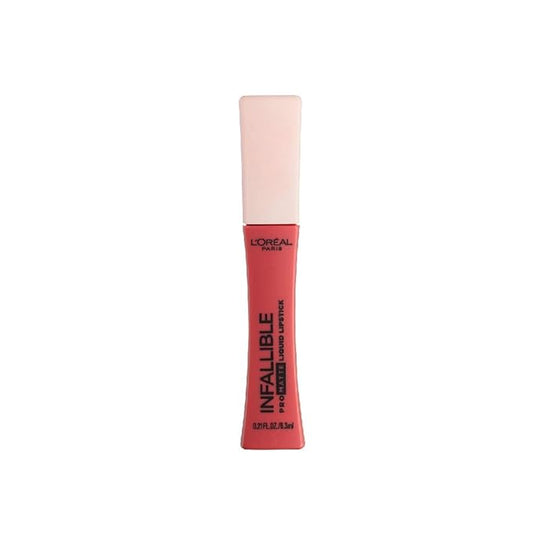L’Oréal Paris Makeup Infallible Pro Matte Les Macarons Scented Matte Liquid Lipstick, Highly Pigmented, Longwear, Waterproof and Smudge Proof, Guava Gush, 0.21 fl; oz.