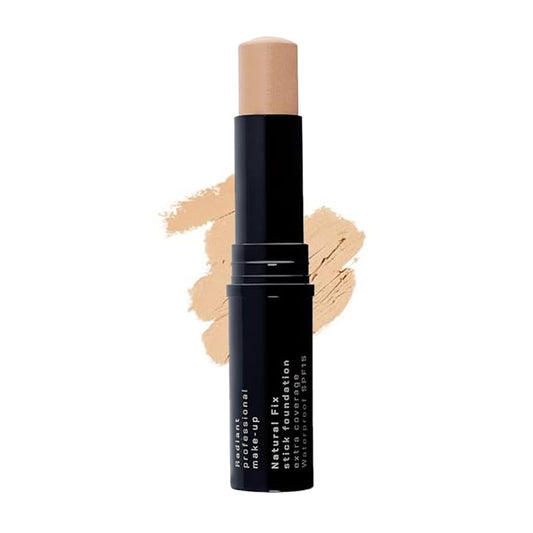 Radiant Professional Natural Fix Extra Coverage Stick Foundation - Full Coverage Waterproof Foundation & Contouring Stick - SPF 15 Paraben & Oil Free Matte Finish - 8.5 g - Latte (01)