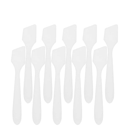 Healifty 100pcs Mini Makeup Cosmetic Spatulas Face Mask Scrapers for Women Comfortable Grip
