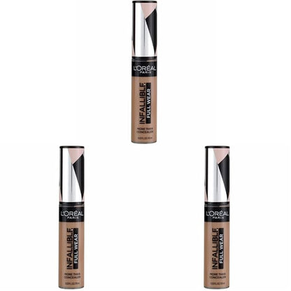 L’Oréal Paris Makeup Infallible Full Wear Waterproof Matte Concealer, Biscuit (Pack of 3)