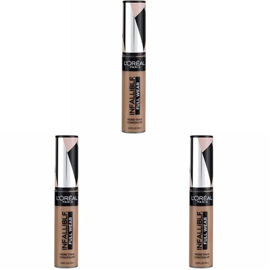 L’Oréal Paris Makeup Infallible Full Wear Waterproof Matte Concealer, Biscuit (Pack of 3)