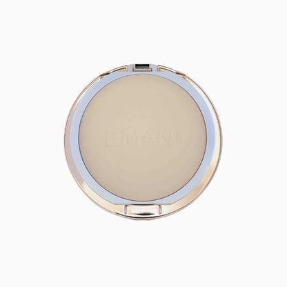 Emani Flawless Matte Powder Foundation Makeup for Sensitive Skin, Natural Mineral Foundation Compact with Buildable Coverage, Oil Control, Talc Free, Cruelty-Free & Vegan, Ginger
