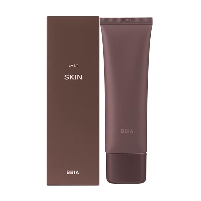 BBIA Last Skin Fit Foundation 1.69 Fl Oz - Improves Uneven Skin Tone, Lightweight, Medium Coverage & Semi-Matte Finish, Soft Spreadability, Vegan Korea Makeup (00 IVORY BEIGE)