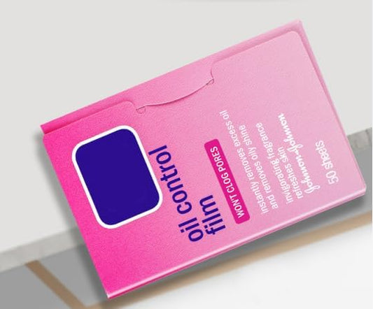 Oil Absorbing Tissues - 110 Counts in 2 Pack PINK BLUE 2