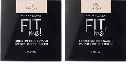 Maybelline Fit Me Loose Finishing Powder, Fair, 1 Count (Pack of 2)