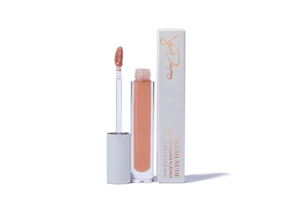 Jillian Dempsey Lip Gloss: Enhance, Hydraten & Smooth Lips with Firming & Plumping Benefits, Vegan, 12ml | Plush Nude