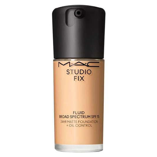 MAC M.A.C Cosmetics Studio Fix Fluid Broad Spectrum SPF 15 Foundation - C40 (Light Beige) - 1 fl oz / 30 mL