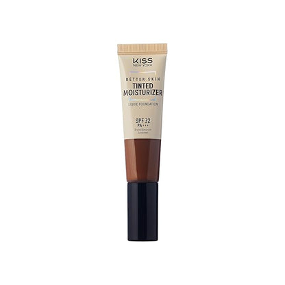 Tinted Moisturizer with SPF 32 PA+++ (Chestnut), 12 Hour Hydrating Sunscreen for Face, No White Cast, Natural Radiant Finish, Medium Coverage, With Hyaluronic Acid, Vitamin E, Peptide