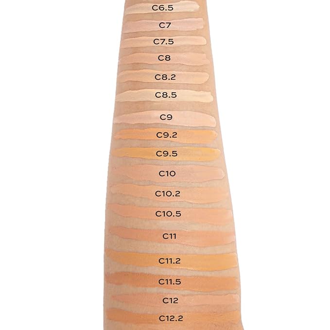 Makeup Revolution Conceal and Define Foundation, Full Coverage & Matte Finish, F14.7 for Dark Skin Tones, Vegan & Cruelty-Free, 0.7 Fl Oz