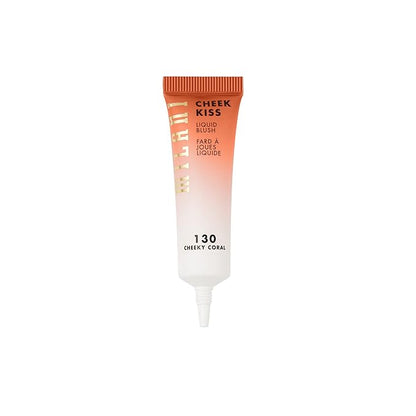 Milani Cheek Kiss Liquid Blush Makeup - Blendable & Buildable Cheek Blush, Lightweight Liquid Blusher and Cheek Color (Cheeky Coral)