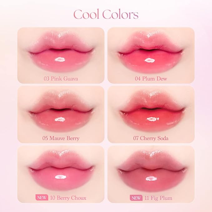 dasique Juicy Dewy Tint (12 Sweet Marron) 0.12 oz | Light Application with moisture | Long-wearing Glossy Lip Stain, Non-sticky | Vegan, Cruelty-free | K-beauty