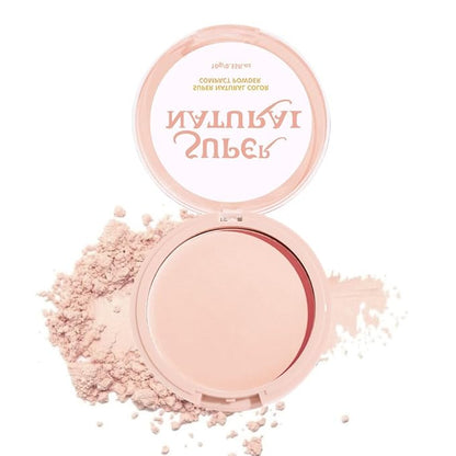 Oil Control Face Pressed Powder, Matte powder setting powder, long-lasting and waterproof loose powder, Flawless Lightweight Face Cosmetics, Cruelty-free, (02, 1 Pcs)