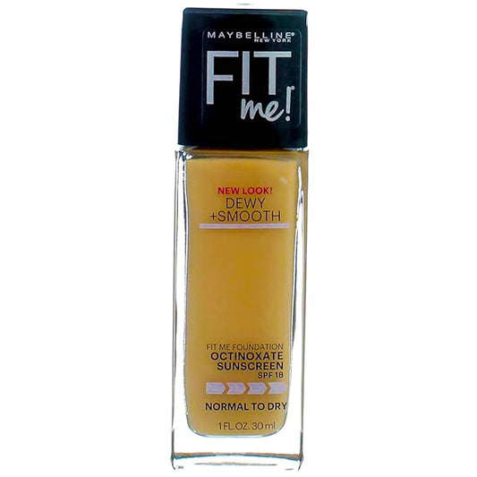 Maybelline New York Fit Me! Foundation, Buff Beige [130] 1 oz (Pack of 2)