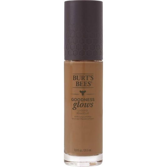 Burt's Bees Goodness Glows Liquid Makeup, Chestnut - 1.0 Ounce