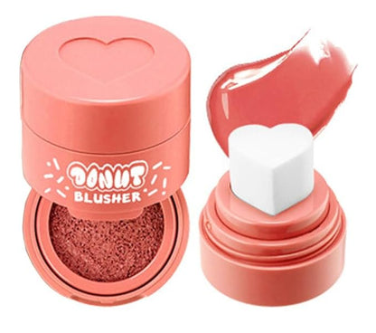Stamp Liquid Blush Stamp Blush with Heart Shaped Applicator Natural Long Lasting Blush, Light and Airy Makeup for Women (1)