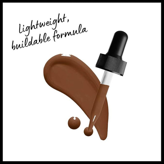 NYX PROFESSIONAL MAKEUP Total Control Pro Drop Foundation, Skin-True Buildable Coverage - Mocha