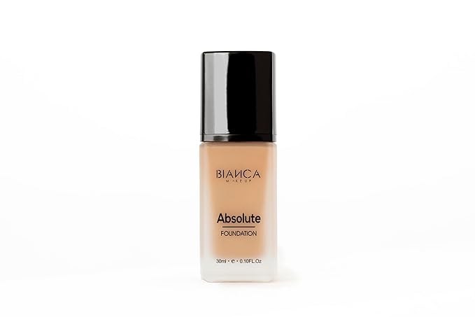 Absolute Foundation | Bianca Makeup | Liquid Foundation with Full Coverage | Shine and Oil Control | 24-hour Wear | Water and Humidity Resistant | Various Shades (Bronze, 0.10 Fl Oz)