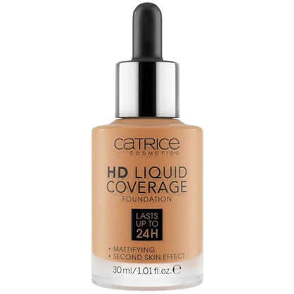 Catrice | HD Liquid Coverage Foundation | High & Natural Coverage | Vegan & Cruelty Free (065 | Bronze Beige)