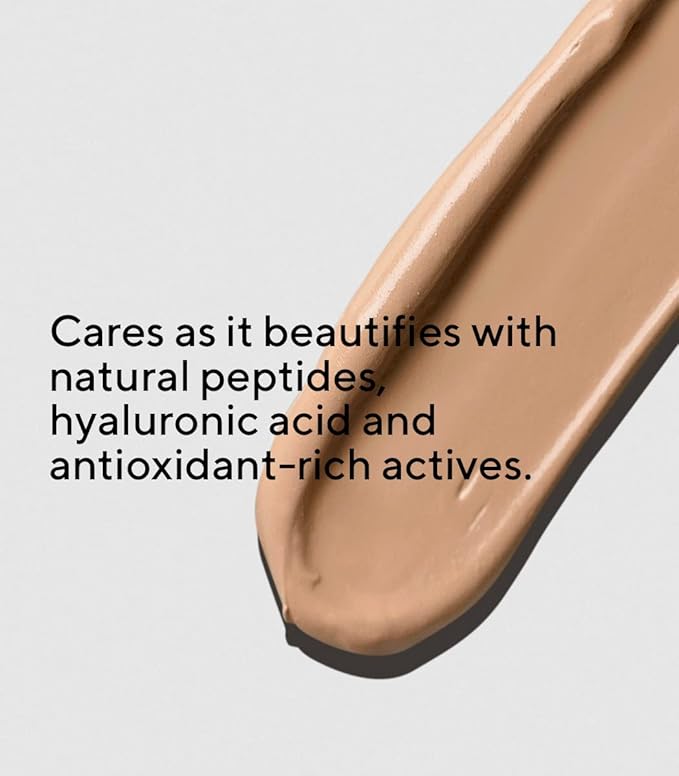 MÁDARA Organic Skincare |SKINONYM Semi-Matte Peptide Foundation, #35 TRUE BEIGE, 30ml – Boosted by collagen-supporting peptides, Semi-matte finish, Adapts to the skin's texture, Ecocert certified.