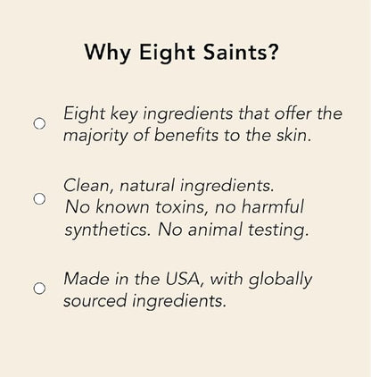 Eight Saints Lip Trick Vanilla Lip Mask, Natural and Organic Lip Gloss Treatment for Full, Soft Lips, Plumping, Hydrating, and Wrinkles, 0.5 Ounces