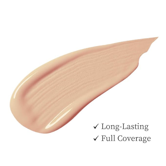 TUNBOT Long Lasting Concealer Foundation, SPF 50, Makeup to Cover Facial Imperfections, Unscented Foundation for All Skin Types (30ml)