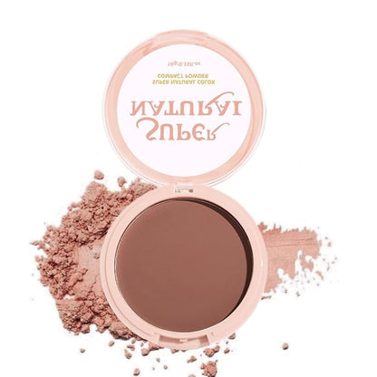 Oil Control Face Pressed Powder, Matte powder setting powder, long-lasting and waterproof loose powder, Flawless Lightweight Face Cosmetics, Cruelty-free, (08, 1 Pcs)