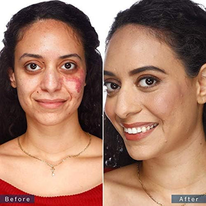 MagicMinerals Intense Foundation Stick by Jerome Alexander (LIGHT) – 3-in-1 Full- Coverage Buildable Foundation, Concealer, and Contour Makeup