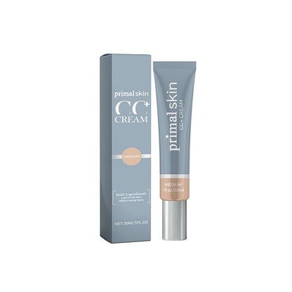 Primal Skin CC Cream for Women, Lightweight Moisturize Cc Cream, Liquid Foundation Makeup 1.8 Fl Oz/30ml (Medium-1PCS)