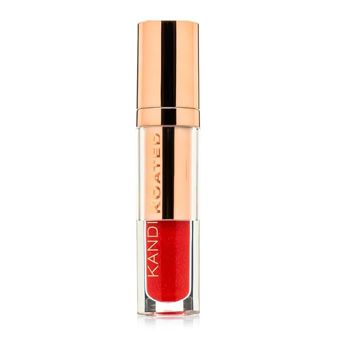 Kandi Koated Glaze Illuminating Lip Shine [Ero] Vegan Lip Gloss | Hydrating Lip Glaze with Paraben-Free, Cruelty-Free Formula, Sheer Color | Beauty & Makeup