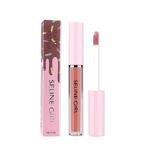 Matte Lip Gloss, Lip Gloss Silky Smooth Finish, Lipgloss Makeup Colorful and Creamy Texture, Lipstick for Every Occasion, Lip Oil Moisturizing and Hydrated #08
