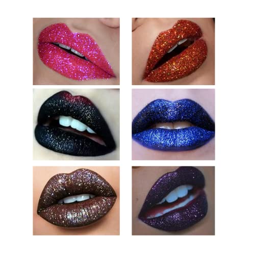 FBC Lipstick Rich Girl Collection 0.79 ounces Lipstick for Women with Free Glitter - Hydrating and Lightweight with Vitamin E (Royalty Red)