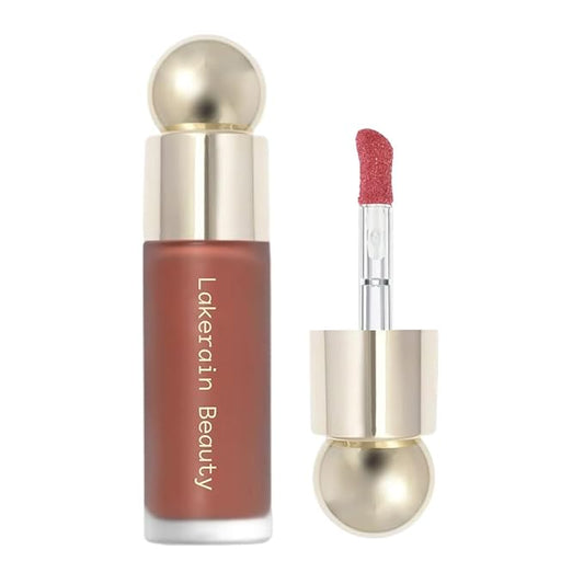 Velvet Liquid Blush, Natural Matte Finish Looking, Dewy Cheek Tint, Soft Cream Face Blush,Moisturizing Lightweight Blendable Feel,Long-Lasting 0.25 oz/7.5ml (05#)