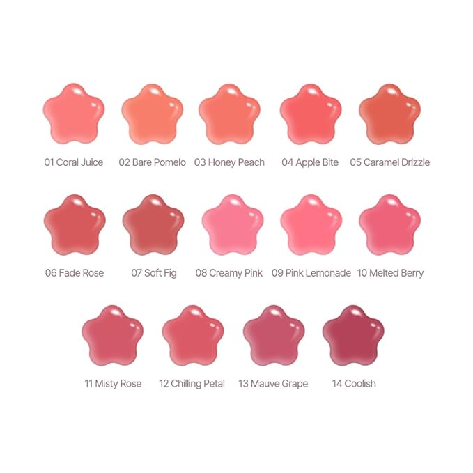 dasique Pure Water Lip Gloss 0.09 oz | Variety of Colors | Dewy Gloss | Buildable Gloss Tesxture | Non-Sticky | K-beauty (#02 Bare Pomelo)