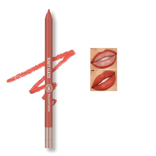 Ultra Fine Lip Liner Non-Stick Cup Not Fade Waterproof Velvety Nude Long-lasting Comestic Tool,Assorted Colors High Pigmented Matte Smooth Soft Pencils Natural Lip Makeup Lip Liners