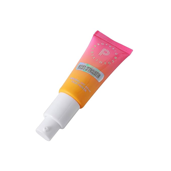 Profusion Cosmetics It's a Vibe Stay Hydrated Face Primer, Vegan & Cruelty-Free Makeup with Broad-Spectrum Sunscreen, Long-Wearing Formula and UVA Protection