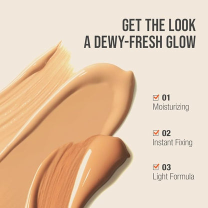 Idol Cover Concealer - Full Coverage, Lightweight, Sweat & Water Proof, Long-lasting, Lightweight, Conceales Dark Circles, Fine Lines, Redness, 0.22 Oz. (Y02 Natural Beige, 0.22 Oz.)
