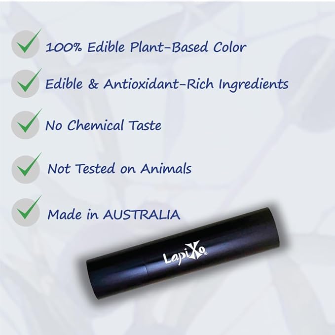 100% Plant-based Color Lipstick, Unique Formula, Natural + Moisturizing | Non-Toxic, All Food Ingredients, Antioxidant-rich, Natural Matte Vibrant Color, 4.4g/0.15oz (Cranberry color)