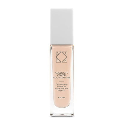 Absolute Cover Foundation #0 | Liquid Medium Coverage Foundation with Natural FInish | Oil-Free Face Makeup | Fairest Shade with Neutral Undertone | 1oz/30ml