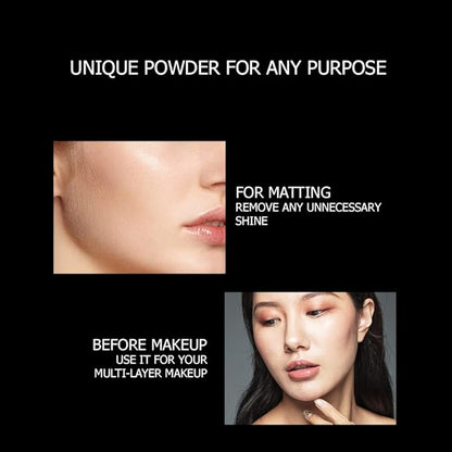 BIOAQUA Lightness Soft Light Oil Control Loose Delicate Powder Covers Skin Blemishes Repair Makeup 3 Colors 15g (#2 Ivory White Color)