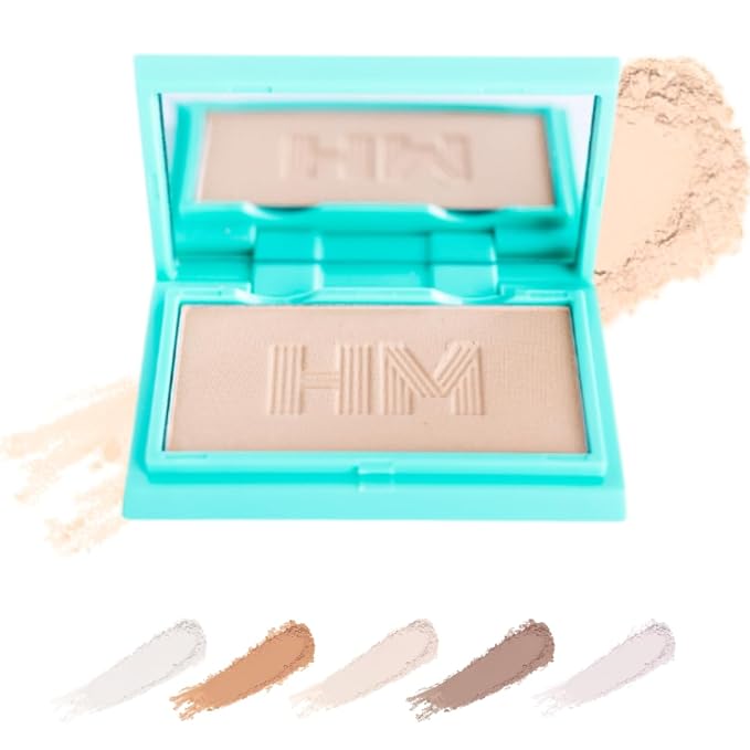 Travel Size Pressed Powder - Haute Minute Makeup Complexion Perfection Mini Powder - Perfect For Travel or Your Purse! (Neutral Medium)