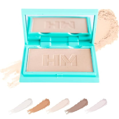 Travel Size Pressed Powder - Haute Minute Makeup Complexion Perfection Mini Powder - Perfect For Travel or Your Purse! (Neutral Medium)
